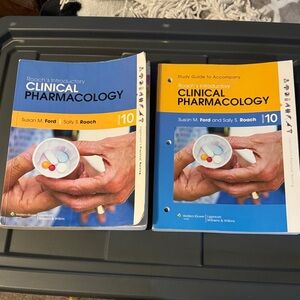 Roach's Introductory Clinical Pharmacology Set - Blue & Yellow Covers